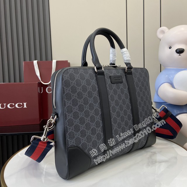 Gucci專櫃古馳最新款男士手提公事包 jh2716型號:  474135